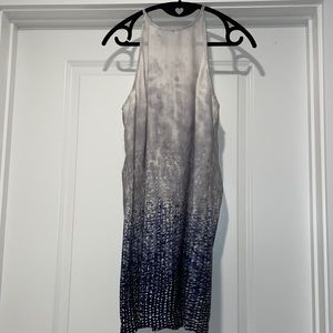 Silver/blue halter top dress from Forever 21